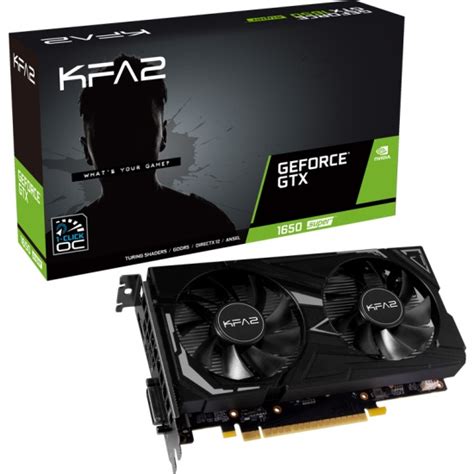 Видеокарта KFA2 GeForce GTX 1650 SUPER EX 1-CLICK OC 4G — купить в ...