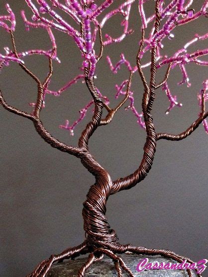 Redbud Wire Tree Sculpture. Beaded Bonsai. Oklahoma State Tree | Wire ...