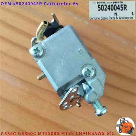 Carburador Genuino Gs C R Para Emak Oleo Mac Gs Gs