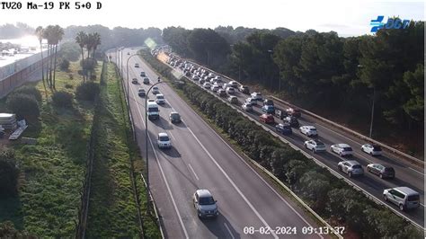 Carreteras Mallorca Atascos Kilom Tricos En V A De Cintura Por Las