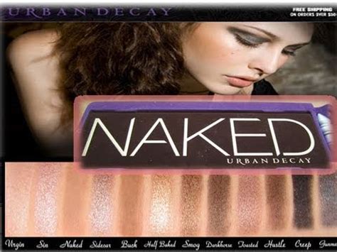I Got Naked Urban Decay Naked Eyeshadow Palette Review Swatches Youtube