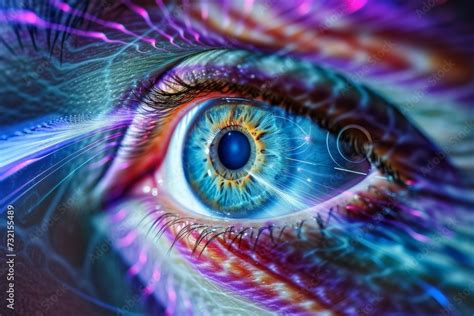 Human Cyborg Ai Eye Macro Eye Prostaglandin Eye Drop Optic Nerve Lens