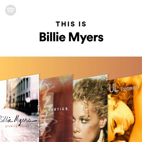 This Is Billie Myers Playlist By Spotify Spotify