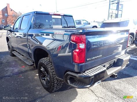 2021 Northsky Blue Metallic Chevrolet Silverado 1500 Lt Trail Boss Crew