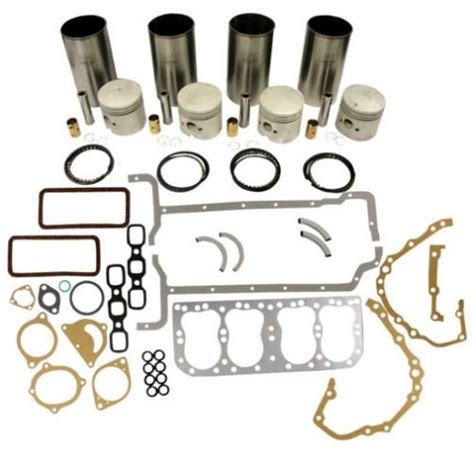 Engine Rebuild Kit Less Bearings 040 Liners 3 Ring Piston Fits Ford 2n 8n 9n 120