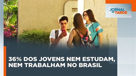 Brasil é o 2º país maior número de jovens que nem estudam nem