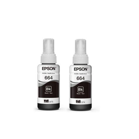 Botella De Tinta Epson T Negro Pack De Unidades