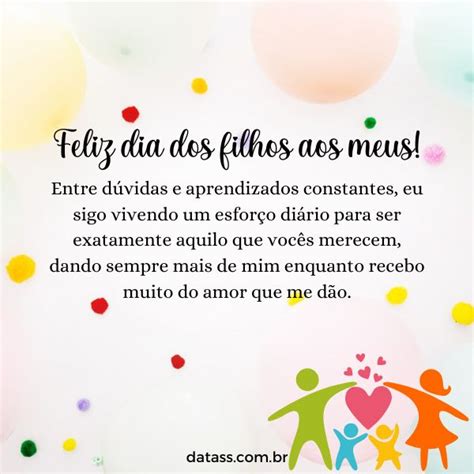 Msg Para Dia Dos Filhos - 35 Mensagens para o Dia dos Filhos – Datass
