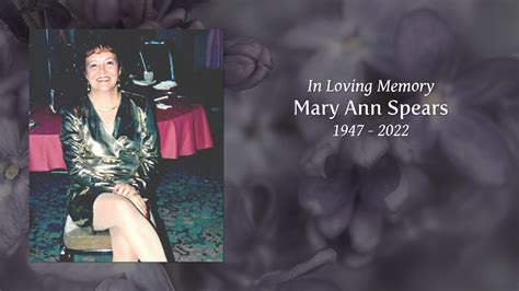 Mary Ann Spears Tribute Video