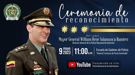 EnVivo Ceremonia de reconocimiento mayor general William René