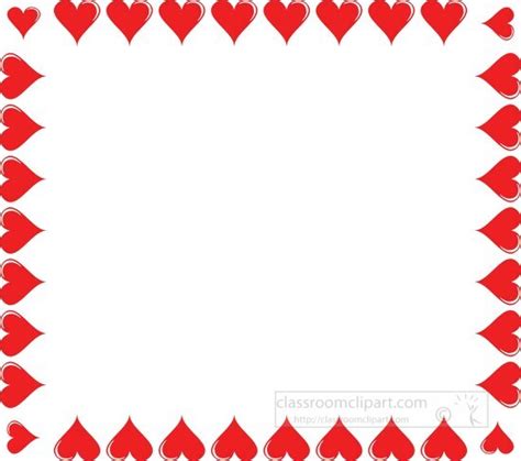 Valentines Day Clipart-square heart_border clipart