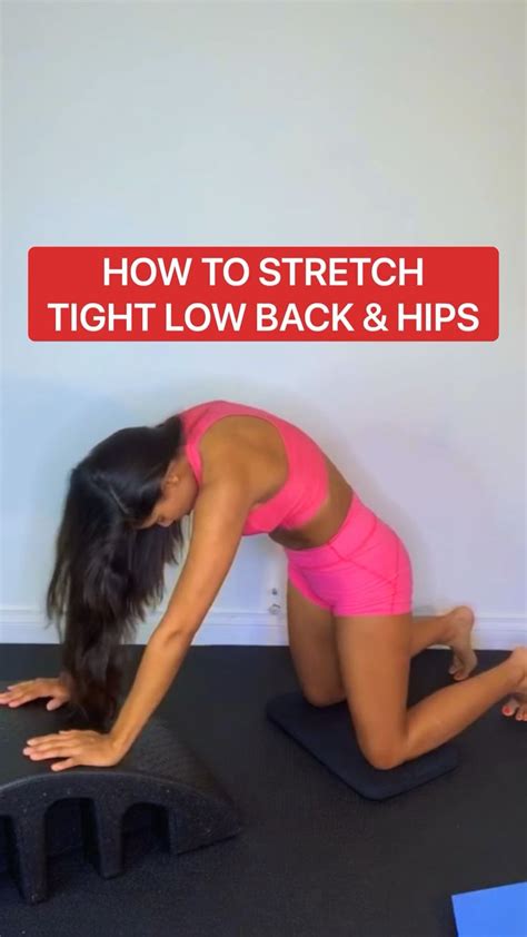 HOW TO STRETCH A TIGHT LOW BACK & HIPS | Exercise, Workout, Workout plan