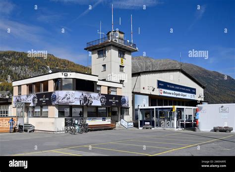 Engadin Airport, Samedan, Switzerland, Europe Stock Photo - Alamy