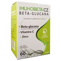 Imunobeta Cz Vitamina C Zinco Beta glucana 60 Cápsulas Farmácias