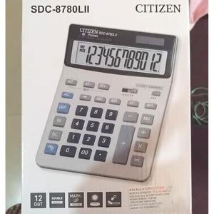 Jual TMG ORIGINAL CITIZEN CALCULATOR SDC 8780 SDC 8780 L KALKULATOR