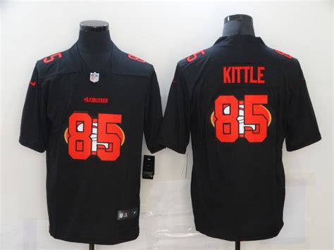 Men S San Francisco 49ers 85 George Kittle Multi Color Black 2020 NFL