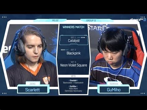 Gsl Season Code S Ro Group B Match Scarlett Vs Gumiho