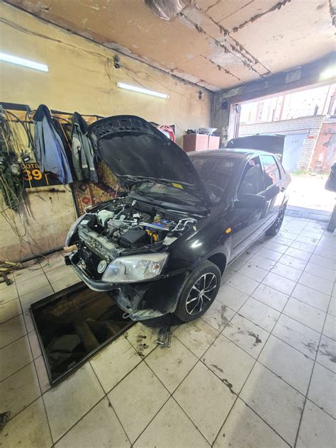 Установка кондиционера ФРОСТ — Lada Гранта (1G), 1,6 л, 2012 года ...