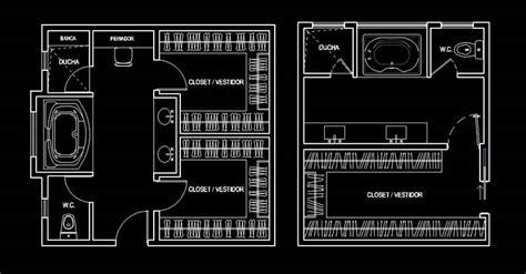 Ba Os Con Closet Y Jacuzzi En Autocad Dwgautocad 59760 Hot Sex Picture