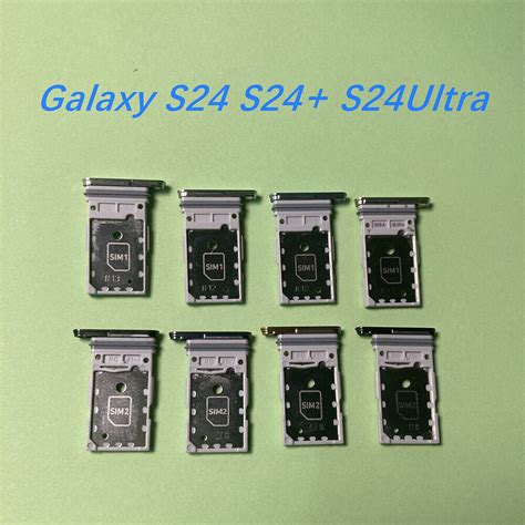 SIM Card Tray Dual For Samsung Galaxy S24 S24 S24 Ultra Sim Card