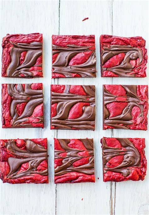 Red Velvet Swirled Brownie Bars Red Velvet Desserts Brownie Bar