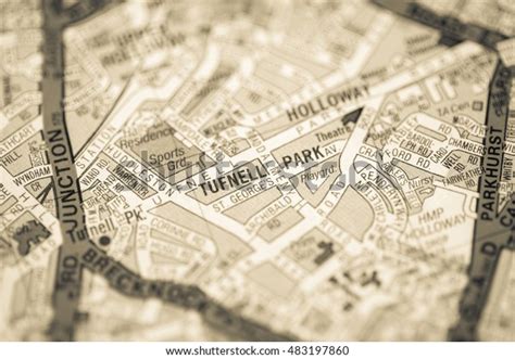 Tuffnel Park London Uk Map Stock Photo 483197860 Shutterstock