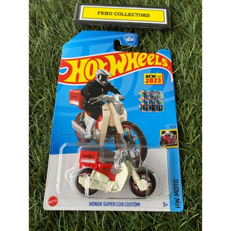 Hot Wheels Honda Super Cub Custom Factory Sealed Shopee Malaysia
