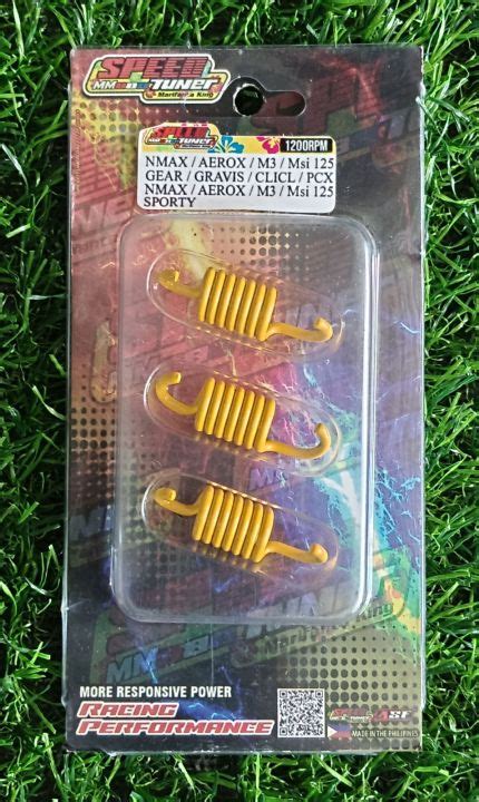 Speed Tuner Clutch Spring Nmax Aerox Click Adv Pcx Airblade M3 Msi 125 Mio Gear Lazada Ph