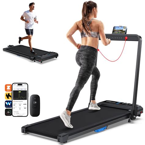 Under Desk Walking Pad Treadmill: Incline Voice Controlled Smart