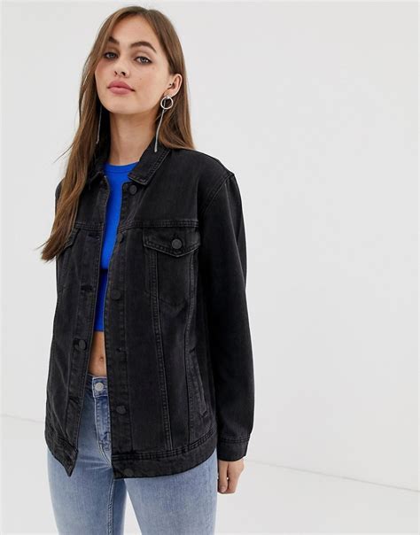 Женская черная джинсовая куртка от Noisy May, 1,836 руб. | Asos | Лукастик