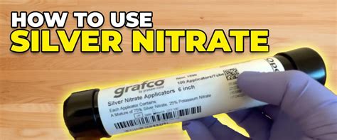 Are You Using Silver Nitrate Sticks on Skin the Right Way?