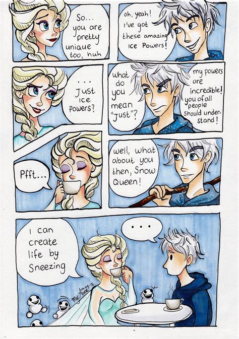 Jelsa Favourites By Hawaii42612 On Deviantart Jelsa Comics Jack And Elsa Disney Funny