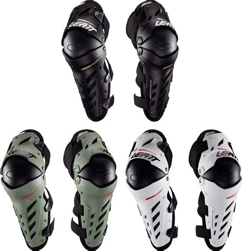 Leatt Dual Axis Knee And Shin Guards Motocross Dirt Bike Offroad Pair