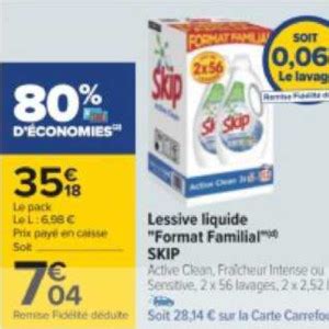 Anti Crise Fr Lessive Liquide Skip Chez Carrefour 12 09 25 09