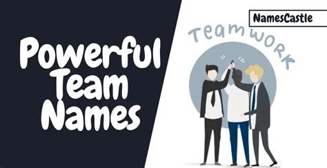 Powerful Team Names Unique Creative Energetic Swag