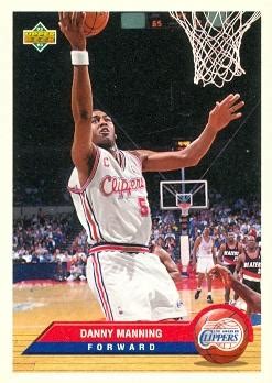 Danny Manning Basketball Card (Los Angeles Clippers) 1993 Upper Deck #P20