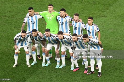 Argentina Team Group Before The Fifa World Cup Qatar 2022 Final Match