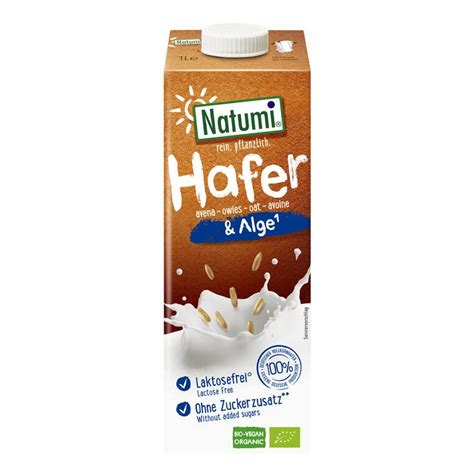 Natumi Haferdrink Alge Mit Calcium Liter Vegan G Nstig Bestellen