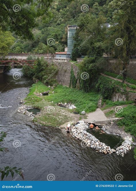 BAILE HERCULANE ROMANIA SEPTEMBER 16 2022 Panorama Of People