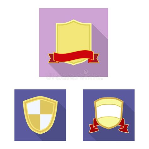 Ejemplo Del Vector De La Muestra Del Emblema Y De La Insignia Sistema