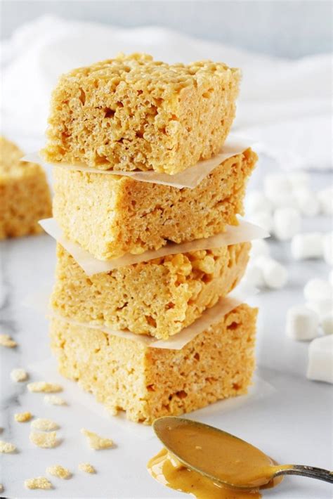 Peanut Butter Rice Krispie Treats Recipe The Three Snackateers