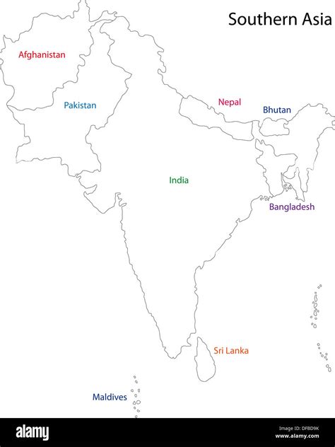 Blank Map Of India And Pakistan - Guinna Hyacinthia