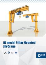 Pillar Jib Crane BZ Yuantai Crane Lifting