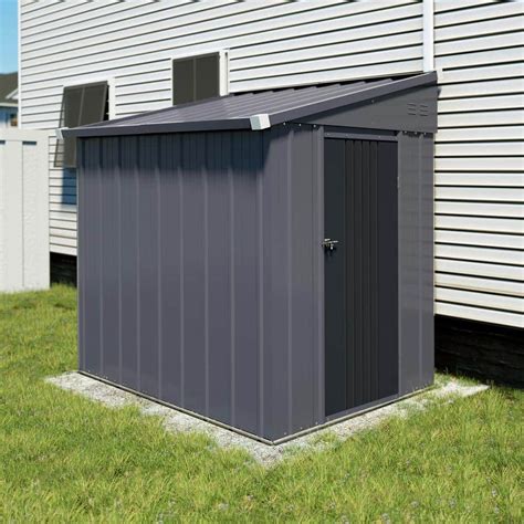 Have A Question About VEIKOUS 4 Ft W X 6 Ft D Metal Storage Lean To