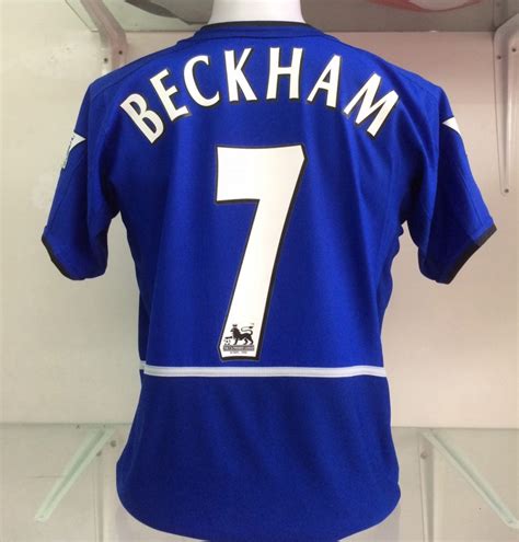 David Beckham Manchester United Shirt Bargain Football Shirts