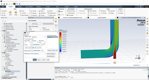 ANSYS FLUENT Tutorial Elbow 3D NSIV IO