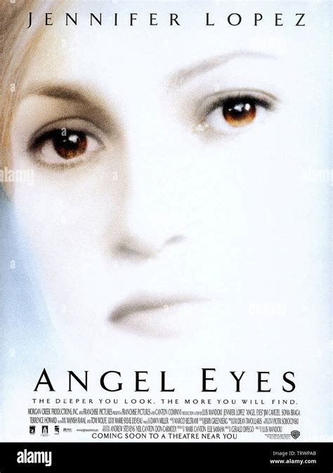 Angel Eyes 2001 Copyright Editorial Use Only No Merchandising Or