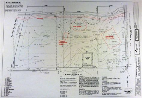 conceptual site plan for library