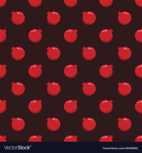 Seamless pomegranate pattern fruit background Vector Image