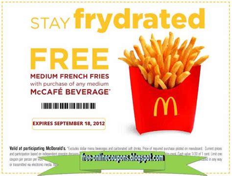 Printable Coupons 2021: Mcdonalds Coupons